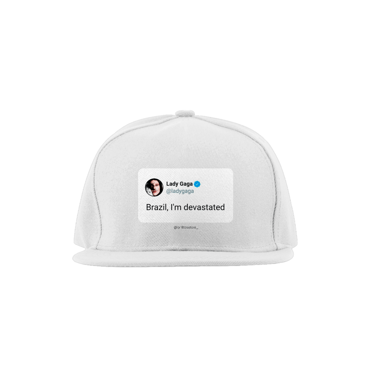 Nome do produto: Boné - Quality - BRANCO -Brazil I\'m Devastated