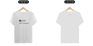 Nome do produto T- shirt Quality - Brazil I'm Devastated - BRANCO