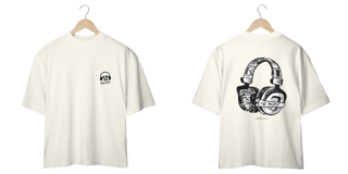 Nome do produto Oversized - OFF WHITE/BRANCO - Só vim pela música
