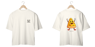 Nome do produto Oversize - OFF WHITE/BRANCO - Só vim pela comida