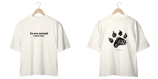 Nome do produto Oversized - OFF WHITE - Normal 2 gatos