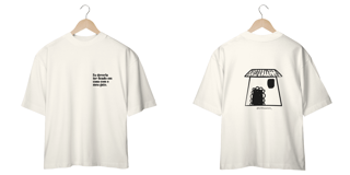 Nome do produto Oversized - OFF WHITE/BRANCO - Deveria ter ficado com meu gato