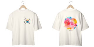 Nome do produto Oversized - OFF WHITE/BRANCO - Pugs club