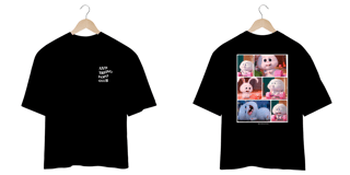 Nome do produto Oversized - COLORIDO - Anti treino fofo club