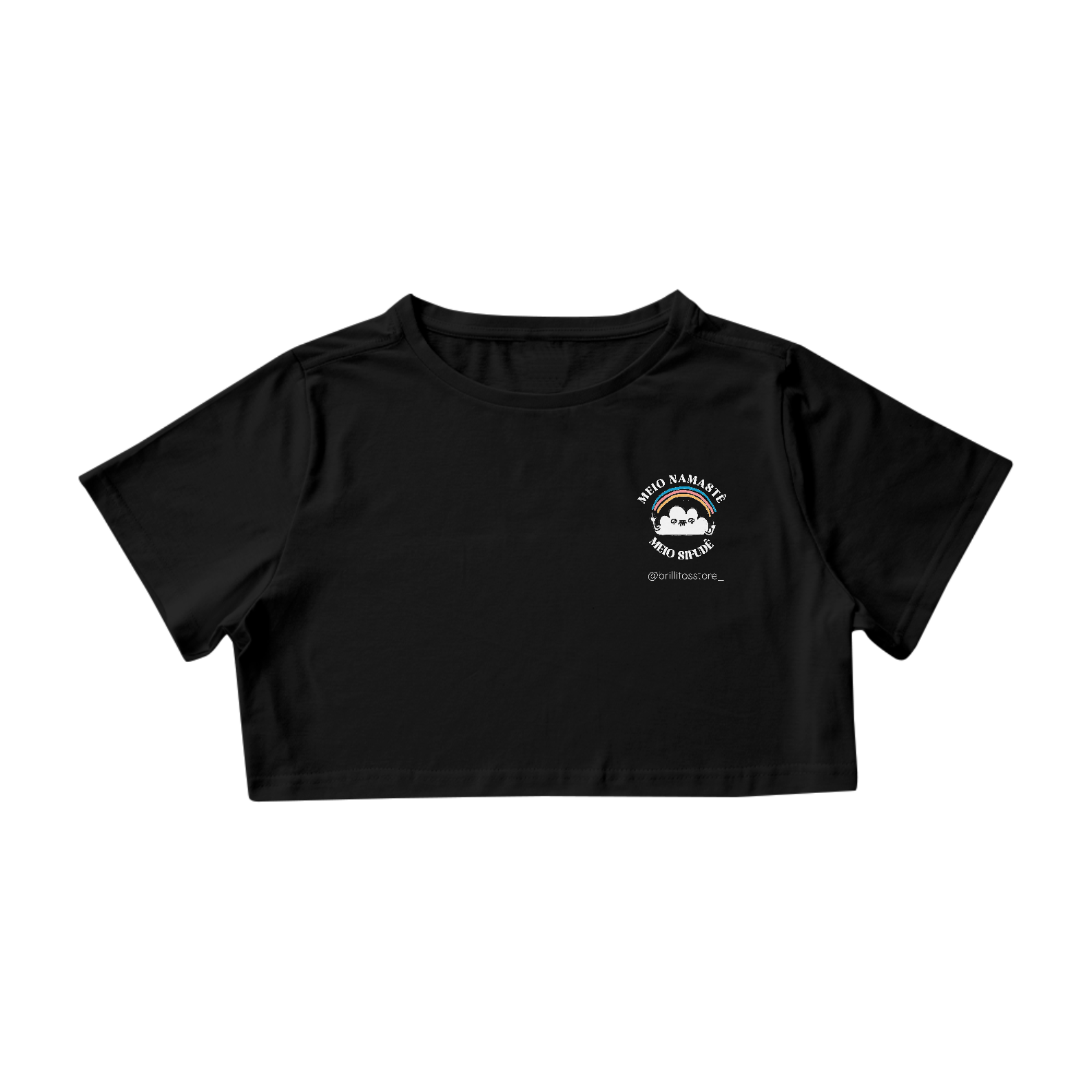 Cropped - PRETO - Namastê