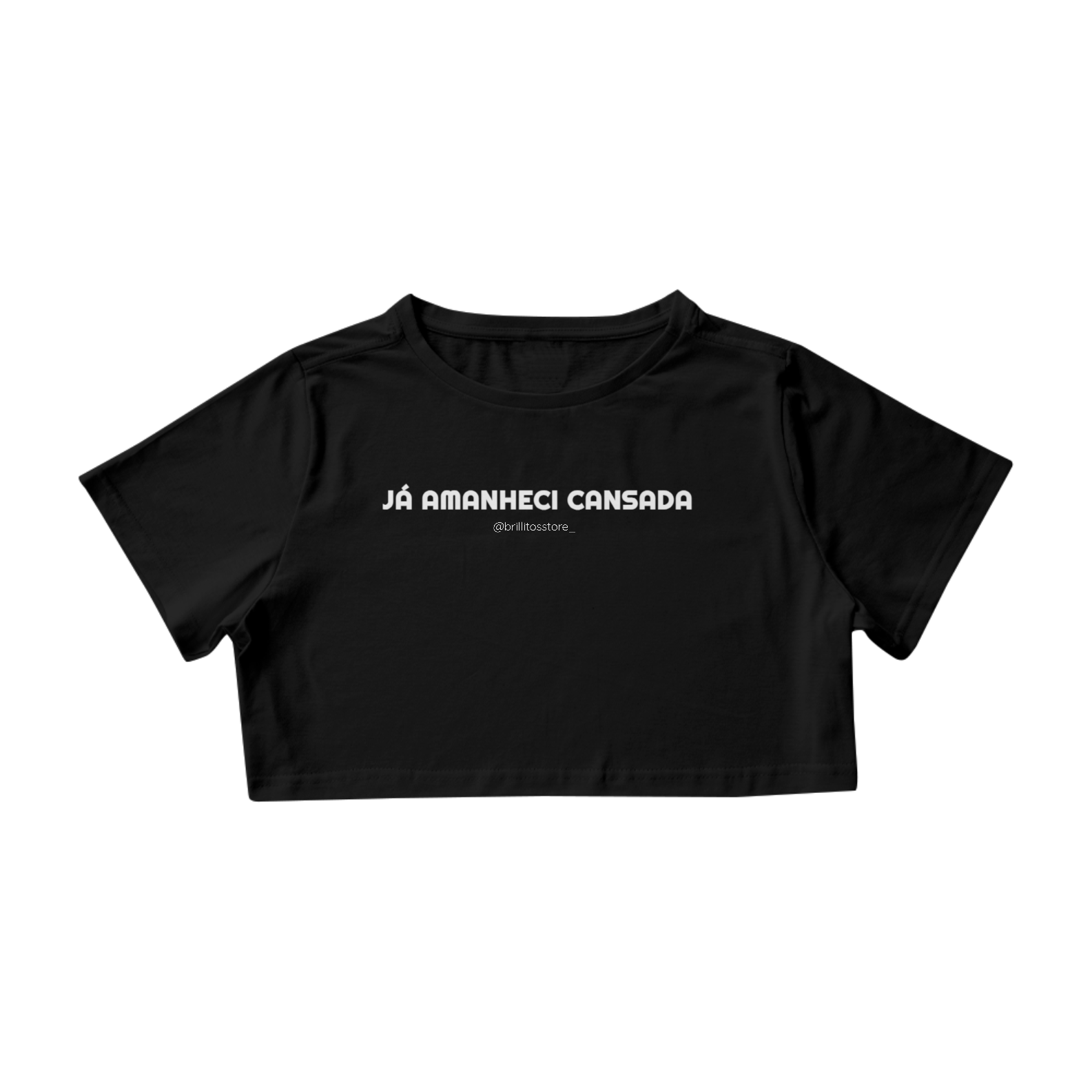 Cropped - PRETO - Cansada