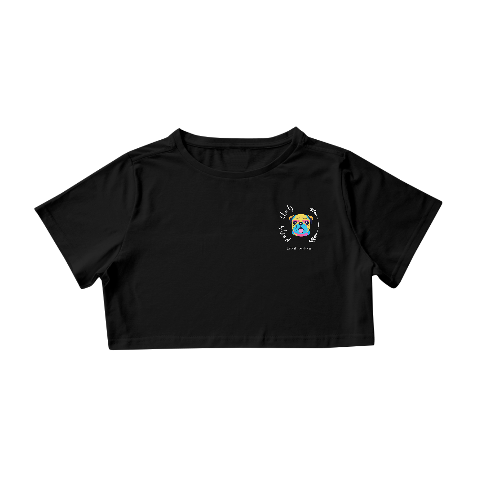 Cropped - PRETO - Pugs Club