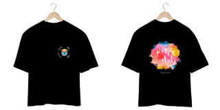Nome do produto Oversized - COLORIDO - Pugs club