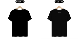 Nome do produto T- shirt Quality - Feliz no simples - COLORIDO