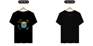 Nome do produto T- shirt Quality - Pugs CLUB - COLORIDO