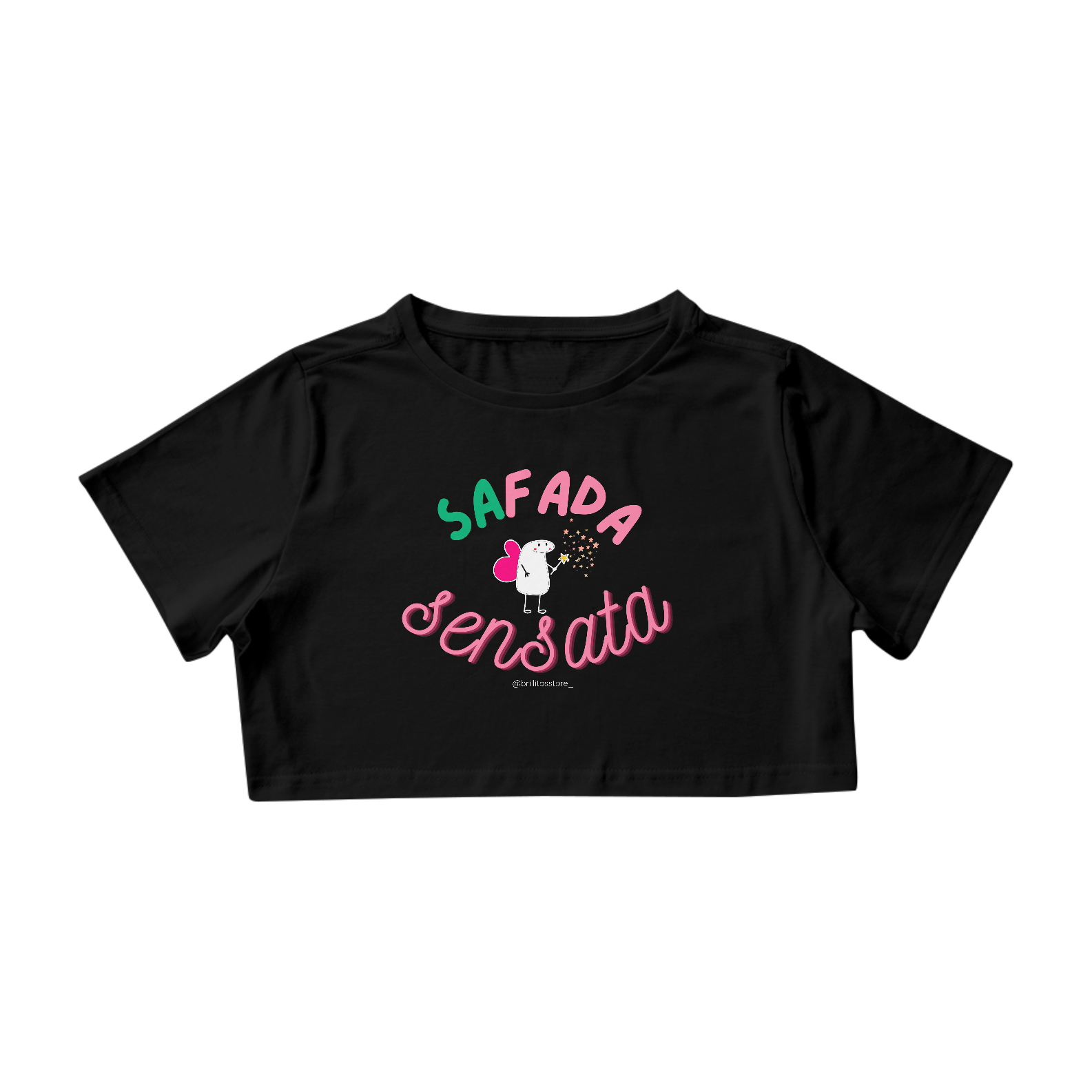 Cropped - PRETO - SAfada sensata
