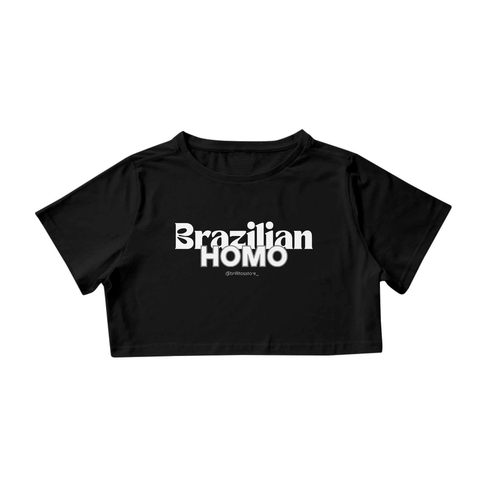 Cropped - PRETO - Brazilian HOMO