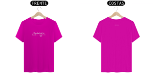 Nome do produto T- shirt Quality - Thanks for Home Office - COLORIDO