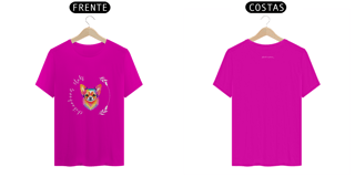 Nome do produto T- shirt Quality - Chihuahua CLUB / PELO LONGO - COLORIDO
