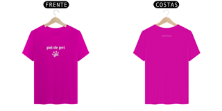 Nome do produto T- shirt Quality - Pai de pet - COLORIDO