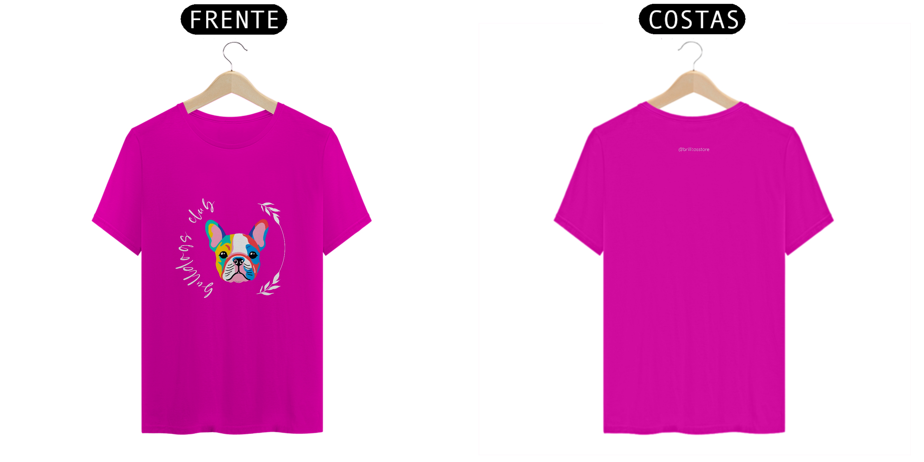 T- shirt Quality - Bulldogs CLUB - BRANCO