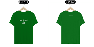 Nome do produto T- shirt Quality - Pai de pet - COLORIDO