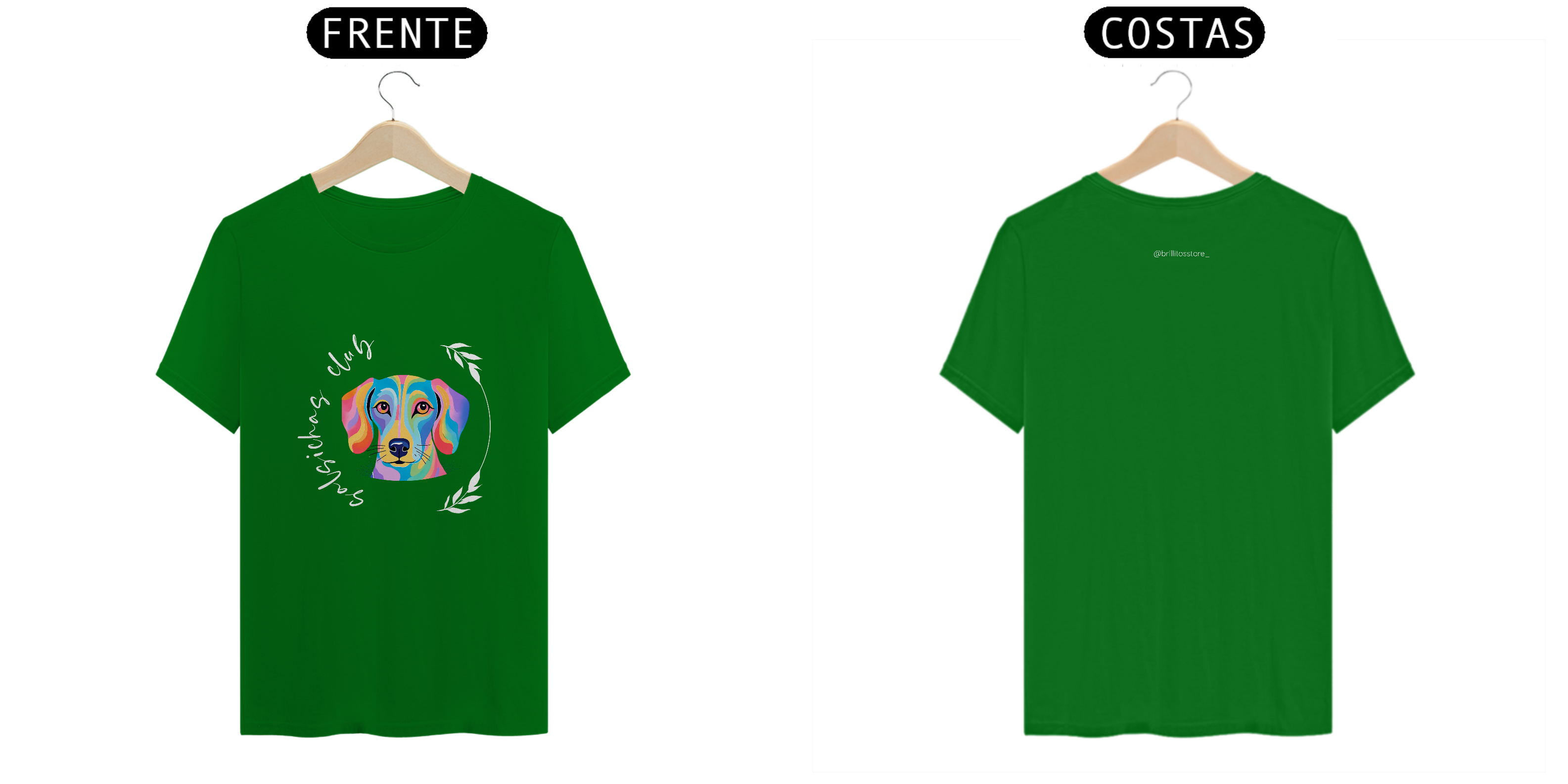 T- shirt Quality - Salsichas CLUB - COLORIDO