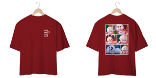 Nome do produto Oversized - COLORIDO - Anti treino fofo club