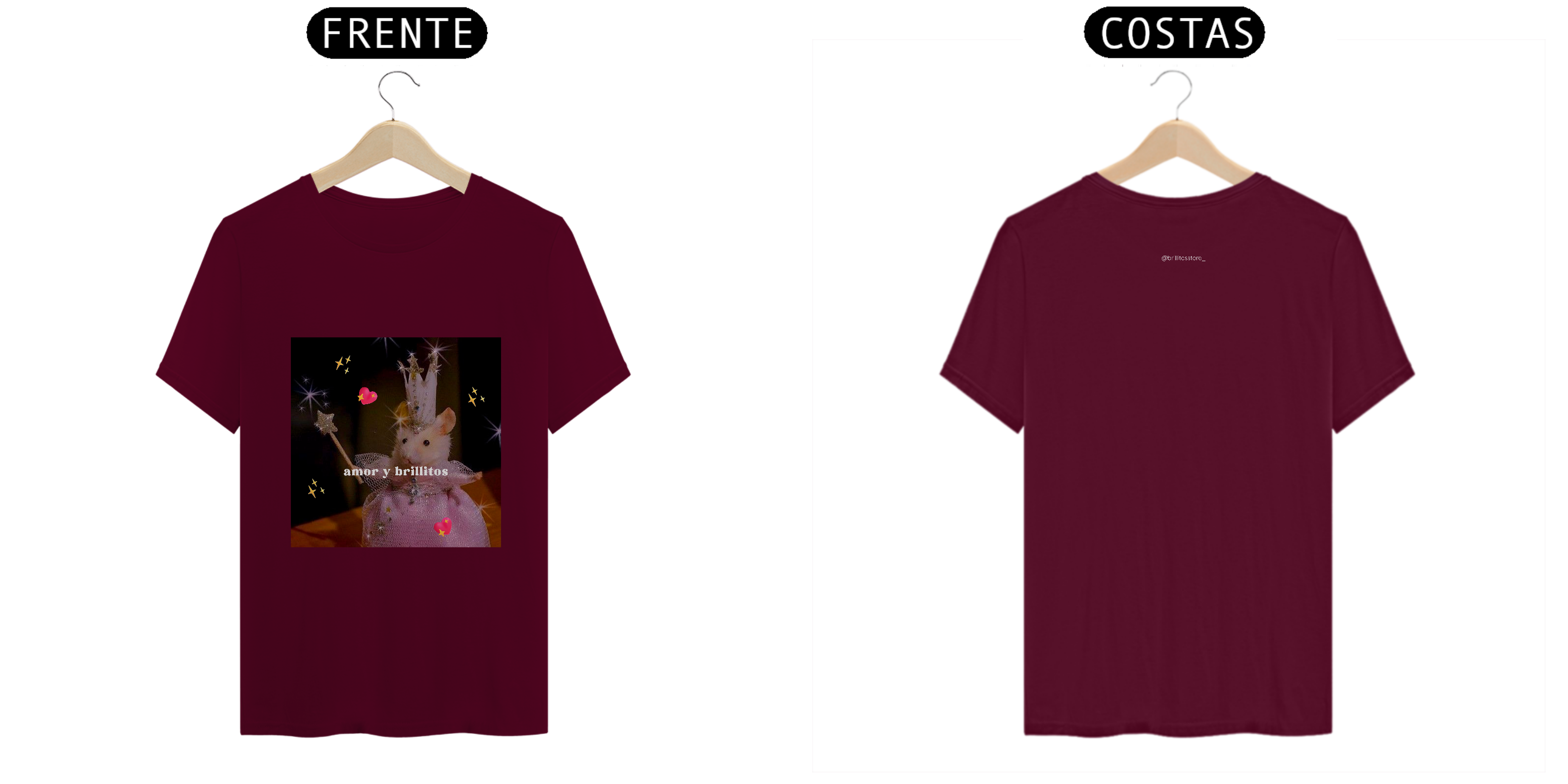 T- shirt Quality - Amor y Brillitos - COLORIDO
