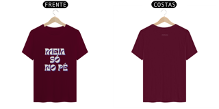 Nome do produto T- shirt Quality - Meia só no pé - COLORIDO