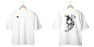 Nome do produto CAMISA OVERSIZED HEART BRANCA TM STYLE