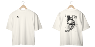 Nome do produto CAMISA OVERSIZED HEART BRANCA TM STYLE
