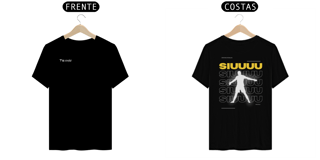 Nome do produto Camisa Preta CR7 SIUUUU