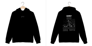 Nome do produto Casaco Preto CR7 CLASSIC