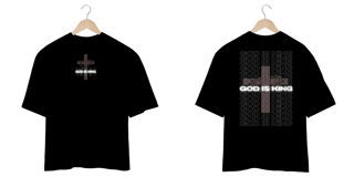 Nome do produto CAMISA OVERSIZED GOD IS KING TM STYLE