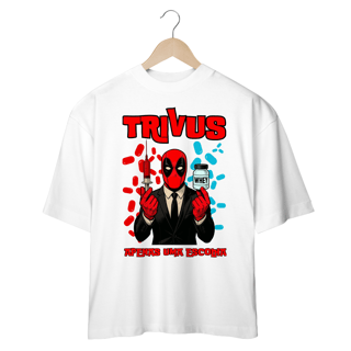 Camiseta Oversized - Trivus Deadpool (Frente)