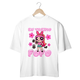 Camiseta Oversized - Trivus Florzinha Gym (Frente)