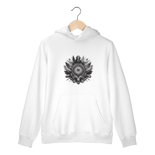 Moleton - canguru- olho grafite 