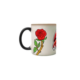 Caneca Mágica - boca rosa