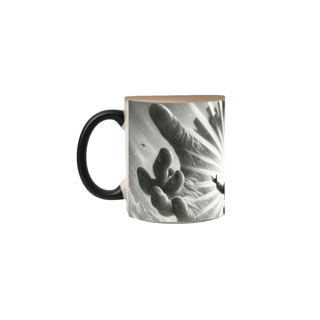 Nome do produto Caneca Mágica - grafite - luz do céu 