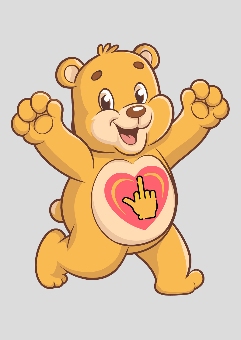 Nome do produto: Ursinho Odioso - Poster