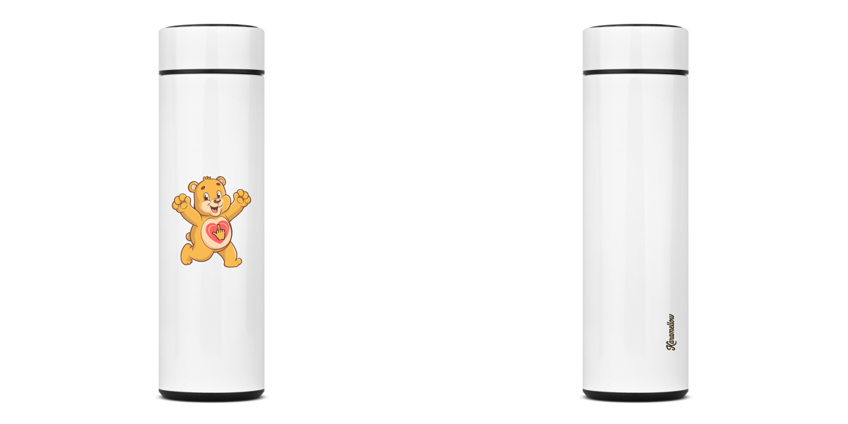 Nome do produto: Ursinho odioso - Garrafa térmica