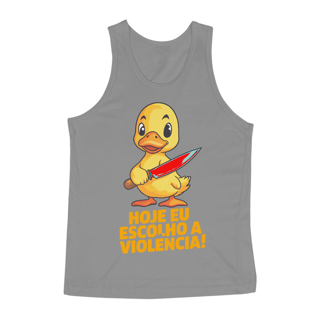 Nome do produto Hoje eu escolho a violência - Camiseta Regata
