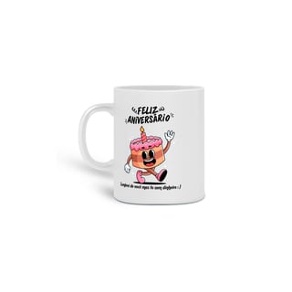Feliz Aniversário - Caneca