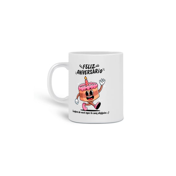Feliz Aniversário - Caneca