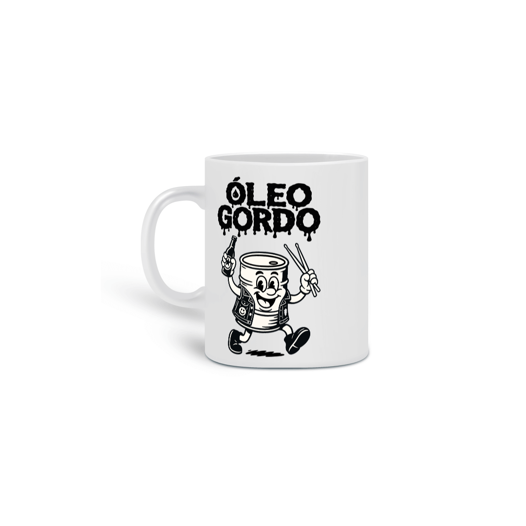 Nome do produto: Caneca - Banda Óleo Gordo