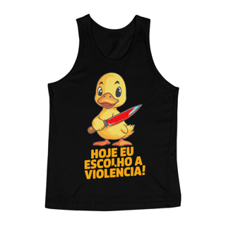 Nome do produto Hoje eu escolho a violência - Camiseta Regata