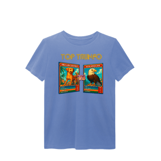 Nome do produto Top Trunfo: Vira-Lata Caramelo vs Águia Americana - Camiseta  Estonada