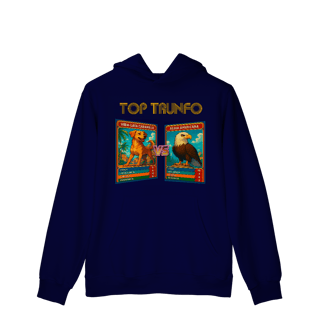 Nome do produto Top Trunfo: Vira-Lata Caramelo vs Águia Americana - Moletom Canguru