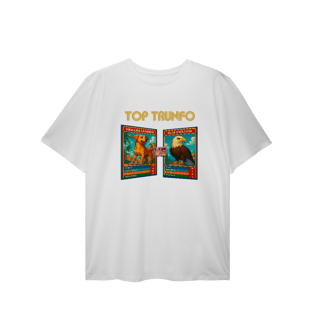 Nome do produto Top Trunfo: Vira-Lata Caramelo vs Águia Americana - Camiseta Plus Size