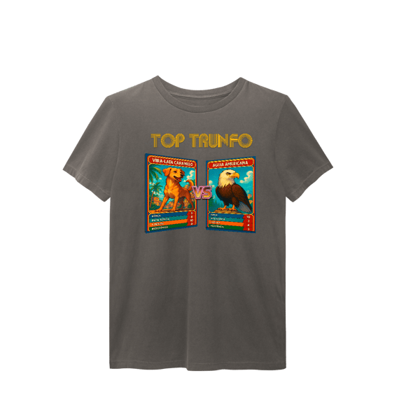 Top Trunfo: Vira-Lata Caramelo vs Águia Americana - Camiseta  Estonada