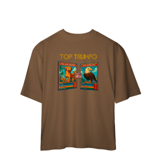 Nome do produto Top Trunfo: Vira-Lata Caramelo vs Águia Americana - Camiseta Oversized