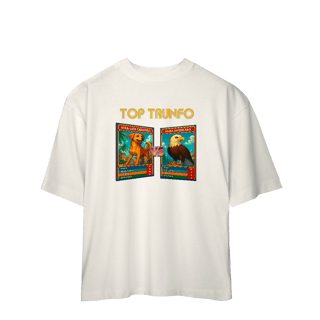 Nome do produto Top Trunfo: Vira-Lata Caramelo vs Águia Americana - Camiseta Oversized