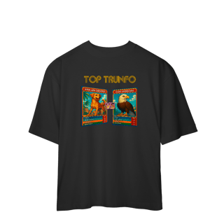 Nome do produto Top Trunfo: Vira-Lata Caramelo vs Águia Americana - Camiseta Oversized