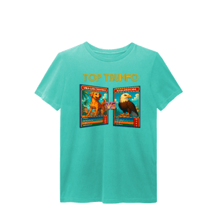 Nome do produto Top Trunfo: Vira-Lata Caramelo vs Águia Americana - Camiseta  Estonada